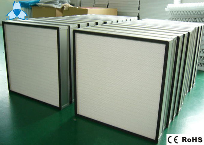Tipo filtros do painel de ar feitos sob encomenda, mini filtro de ar ínfimo plissado da eficiência elevada de Hepa 0
