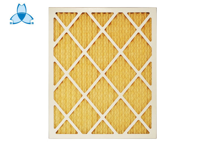 Do papel filtro de ar amarelo pre para o meio - filtros da eficiência ou filtros de Hepa 0
