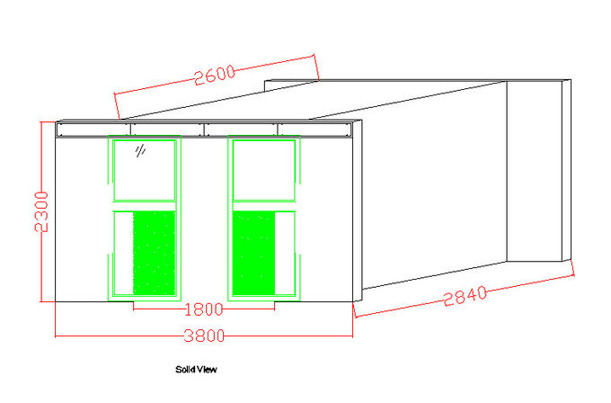 Três classe de sopro da banheiro com chuveiro 100 do ar do lado para materiais e bens 5