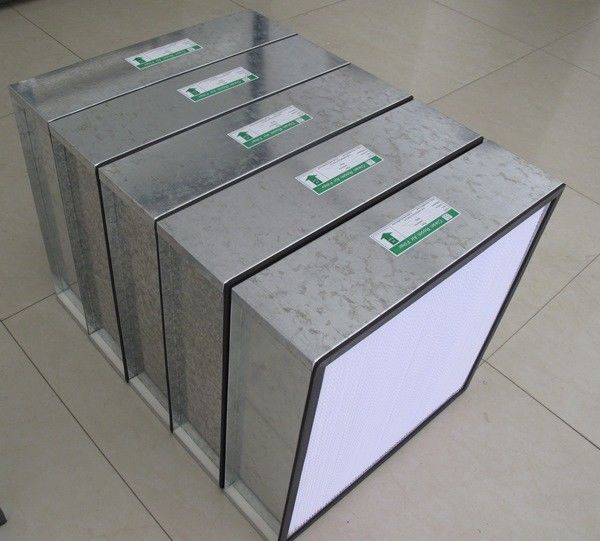 Filtro do quadro HEPA do metal com o separador de papel para o chuveiro de ar do quarto desinfetado, ar que segura a unidade 0