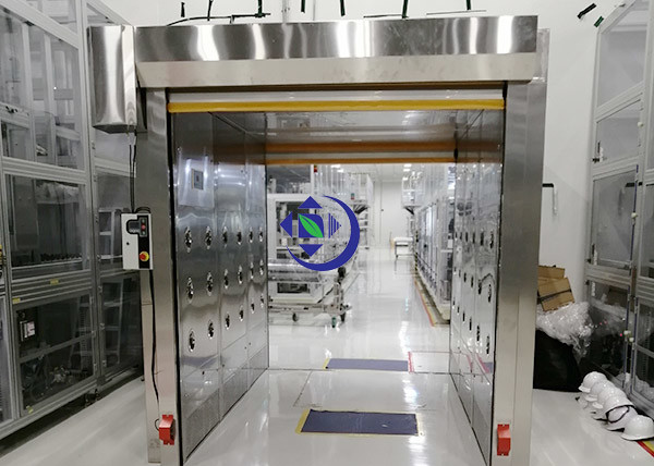 Túnel do chuveiro de ar das portas do obturador do rolo para a fábrica de Foxconn 2