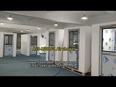 Sala de chuveiro industrial com ventilador centrífugo para indústria farmacêutica