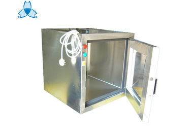 Caixa de passagem UV do chuveiro de ar da lâmpada com as portas de bloqueio manuais, suportes de sustentação