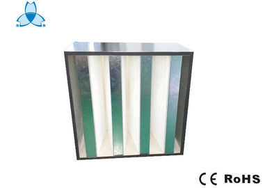 Alumínio do filtro do banco de Hepa V/material comprimidos de Pastic para o sistema de condicionamento de ar