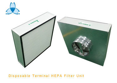 A unidade de filtro descartável do terminal HEPA motorizou não o tipo, unidade de filtro da caixa HEPA, HEPA para o teto