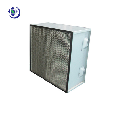 comprar A classe H14 dois segura o filtro de ar em forma de caixa de Hepa com folha de Alminum online manufacture