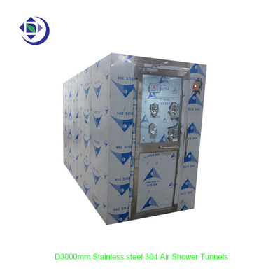 comprar Sala de limpeza do chuveiro de ar da profundidade 3000mm com as portas manuais para seis pessoas online manufacture