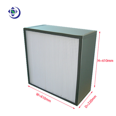comprar Filtro da eficiência elevada H13 Hepa, separador plissado profundo 610x610x220mm do filtro de Hepa online manufacture