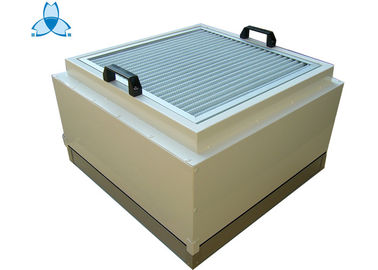 comprar 0,3 unidades de filtro FFU do fã do μM 220V com filtro de HEPA e filtram pre o tamanho 615x615mm, pulverizam material de aço revestido online manufacture