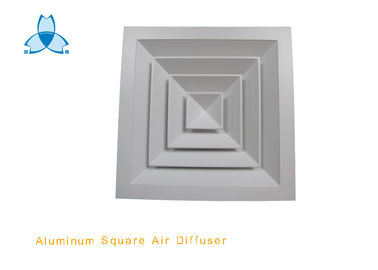 comprar Baixo ajuste de quatro vias do difusor 450x450mm do ar do teto da resistência para o fluxo de ar da fonte online manufacture