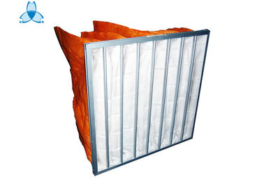 comprar Capacidade suja alta alaranjada industrial do filtro de ar do bolso com a gaxeta da borracha de EVA ou de silicone online manufacture