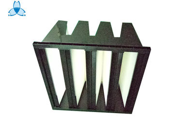comprar As soluções da sala de limpeza encaixotam o filtro 24x24x12 do banco de V para o filtro da entrada de ar da turbina de gás online manufacture