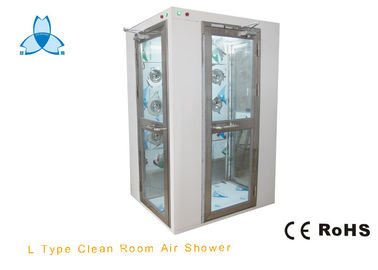comprar Chuveiro de ar com as portas do canto de 90 graus, poder da sala de limpeza da única pessoa do sopro 800W online manufacture