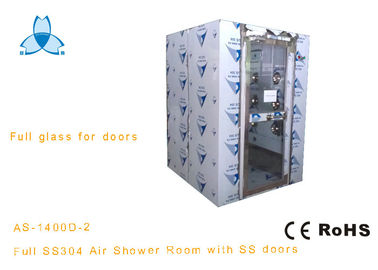 comprar Chuveiro de ar de aço inoxidável de vidro completo de sopro automático das portas SS304 para 3-4persons online manufacture
