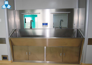 comprar Bacias de mão de aço inoxidável do filtro de ar do hospital com os armários para a pessoa 2 online manufacture