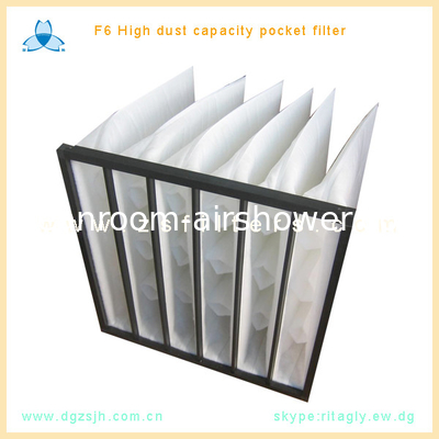 comprar F6 Filtro de ar de bolso rígido 24x24x24 polegadas Filtro sintético para turbinas a gás online manufacture