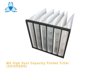 comprar Filtro de ar do bolso HEPA da capacidade alta da poeira M6 autossuficiente para turbina a gás online manufacture