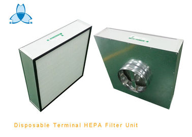 comprar A unidade de filtro descartável do terminal HEPA motorizou não o tipo, unidade de filtro da caixa HEPA, HEPA para o teto online manufacture