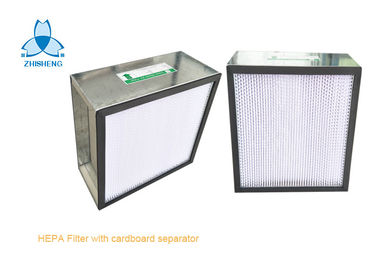 comprar Caixa descartável anodizada do filtro do quadro de alumínio H13 H14 HEPA com meios da fibra de vidro online manufacture
