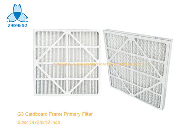 comprar Filtro de ar plissado da fornalha da C.A. pre para o retorno do ar à remoção de poeira 90% 5 Um partículas, quadro de papel online manufacture