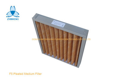 comprar O quadro F5 de alumínio plissou pre o filtro de ar/filtro grosseiro para o condicionamento de ar do hospital online manufacture
