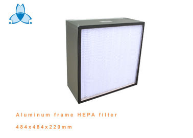 comprar Filtro de ar profundo do plissado HEPA do quadro de alumínio para o quarto desinfetado, eficiência 99,99% online manufacture