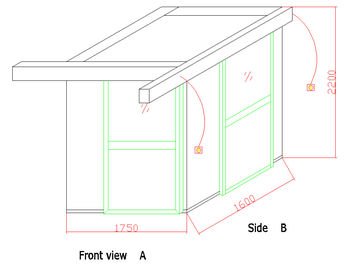 comprar SS304 L tipo quarto desinfetado da classe 100 com as auto portas deslizantes para o S Laboratório de Tailândia das princesas online manufacture