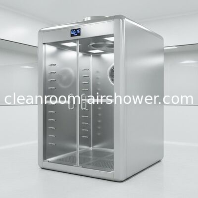 comprar Chuveiro de Ar para Sala Limpa Automático Manual Incorporando Ventilador Centrífugo e Luz LED Proporcionando Remoção de Partículas Aerotransportadas para Sala Limpa Fabricação em linha