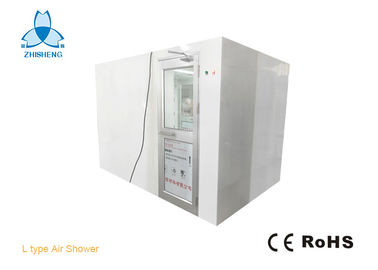 comprar L datilografa o chuveiro de ar de canto com as portas de balanço de alumínio para o quarto desinfetado da classe 1000 das pessoas 5-6 em Indonésia online manufacture