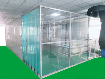 comprar Cabine limpa de ISO7 Softwall com a instalação fácil antiestática dos materiais de cortina do PVC online manufacture