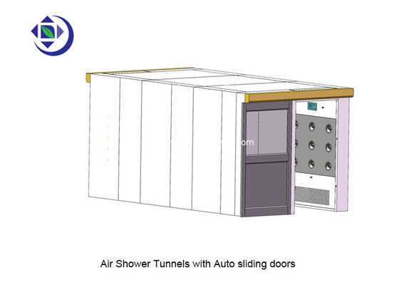 comprar Túnel do chuveiro de ar da sala de limpeza de 500 pessoas com as auto portas deslizantes online manufacture