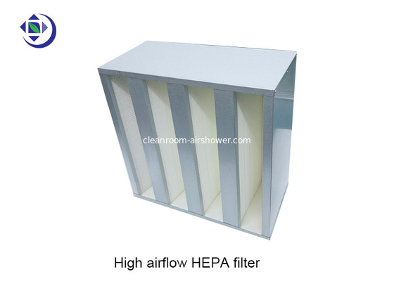 comprar O estojo compacto HEPA da eficiência elevada filtra 592x592x292mm com quadro galvanizado online manufacture