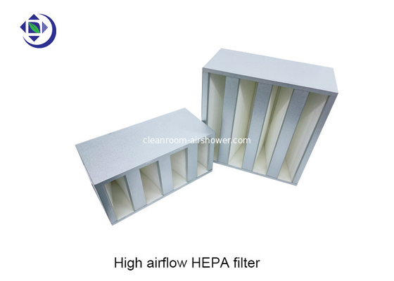 comprar Filtro alto do estojo compacto HEPA de Aiflow H13 H14 4V com quadro galvanizado online manufacture
