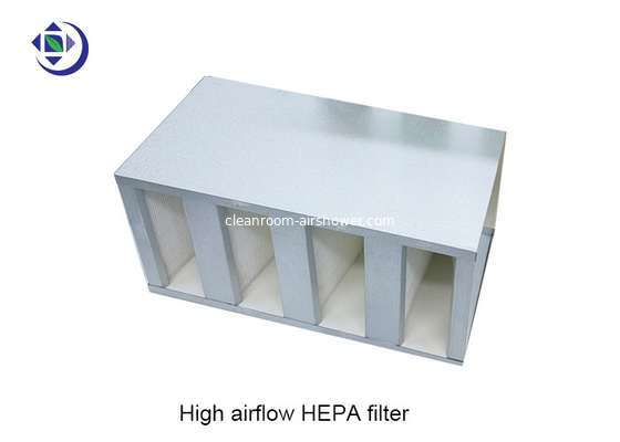 comprar Filtro alto galvanizado do estojo compacto HEPA do quadro H13 H14 Aiflow online manufacture