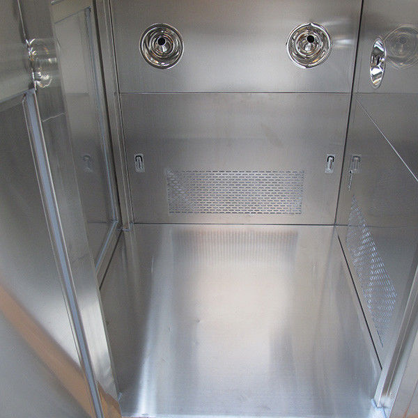 Chuveiro de ar pessoal da sala de limpeza com sopro bilateral para uma pessoa, funcionamento automático 2