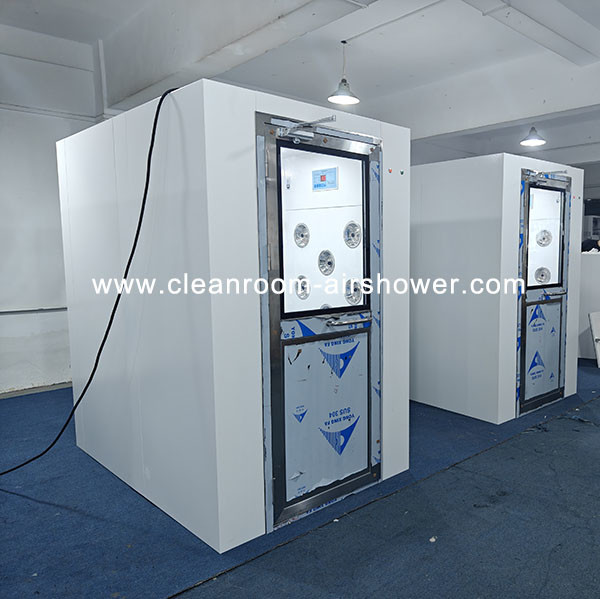 Chuveiro de ar de sala limpa com filtros HEPA para remoção de partículas no ar para 2-3 pessoas 1