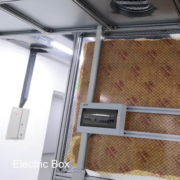 Estrutura de alumínio do equipamento do quarto desinfetado da classe 10000 FFU com portas deslizantes/cabine limpa farmacêutica 3